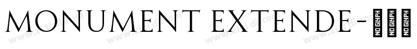 Monument Extende字体转换
